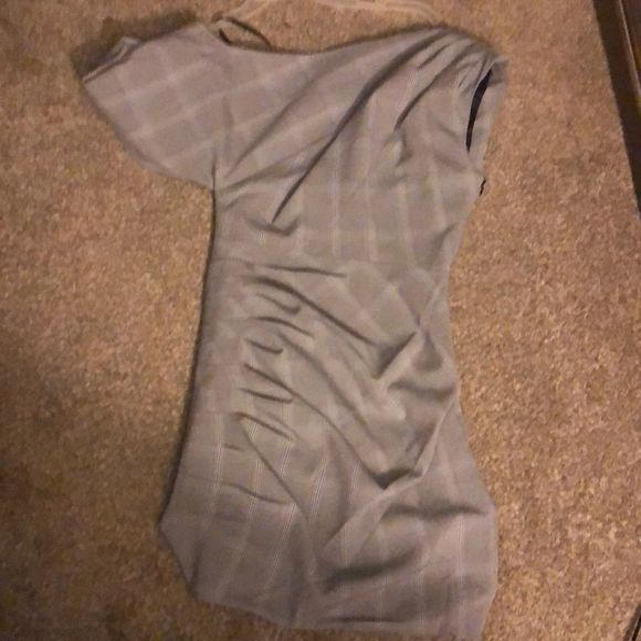 Walter Baker one shoulder plaid dress - Picture 4 of 4